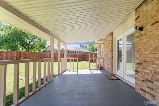 11021 Jean Rd SE, Huntsville, AL 35803 - view of patio featuring a fenced backyard