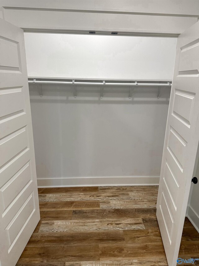 view of closet