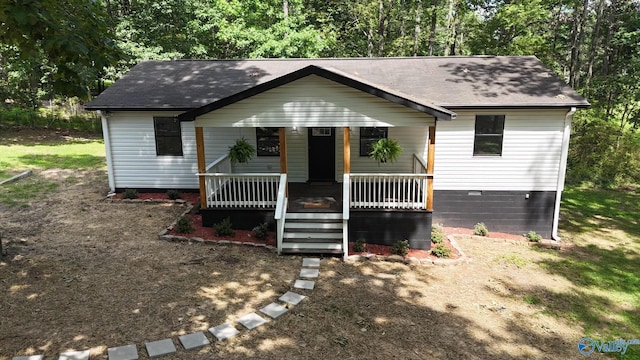 bungalow-style home featuring covered porch