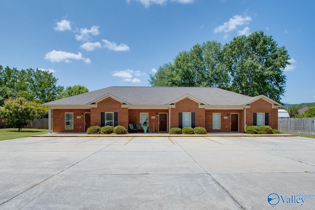 view of ranch-style house