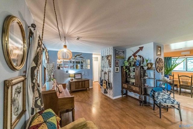 2122 Fernbrook Dr NE, Huntsville, AL 35811 - living room with wood finished floors