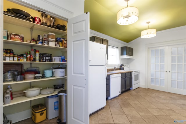 pantry with a sink