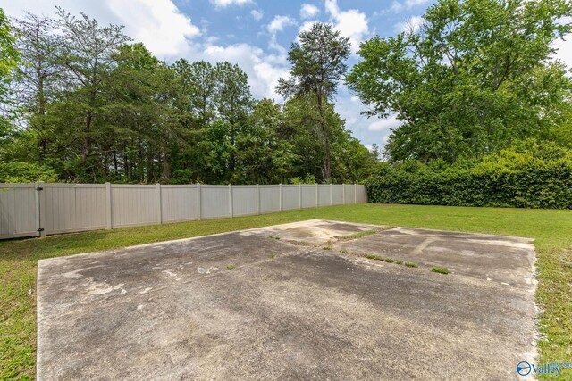 view of patio / terrace with fence