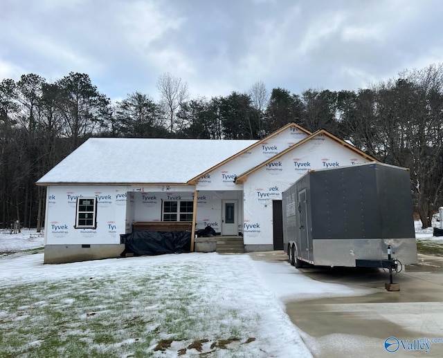 view of front of home