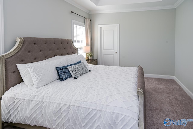 bedroom featuring carpet