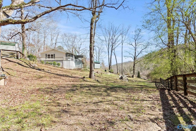 839 Bow Range Rd, Guntersville, AL 35976 - view of yard featuring fence