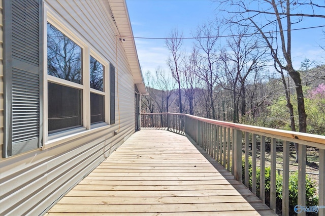 839 Bow Range Rd, Guntersville, AL 35976 - view of wooden terrace