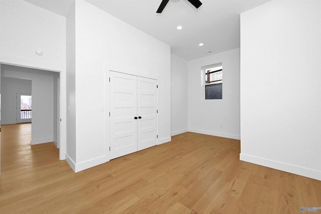 corridor featuring light hardwood / wood-style flooring