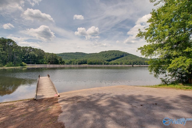 7615 Scottsboro Hwy, Scottsboro, AL 35769 - view of dock with a water view and a forest view