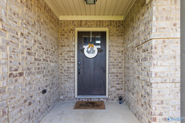 view of entrance to property