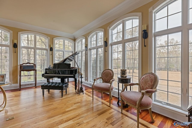 sunroom featuring plenty of natural light