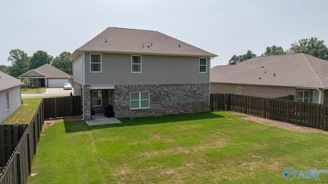 9130 Monteagle Blvd, Owens Cross Roads, AL 35763 - rear view of property featuring brick siding