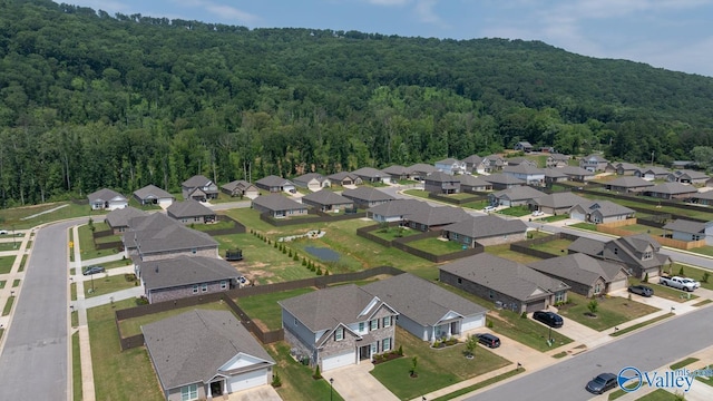 9130 Monteagle Blvd, Owens Cross Roads, AL 35763 - aerial perspective of suburban area with a forest