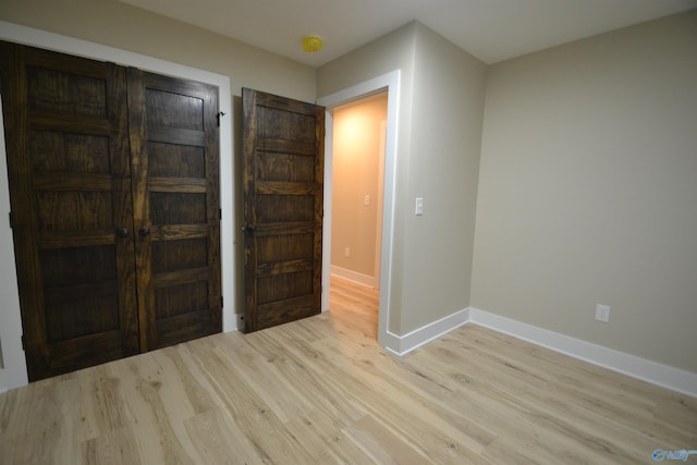 interior space featuring light hardwood / wood-style floors