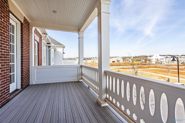 view of deck