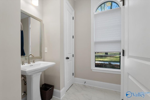 bathroom with sink