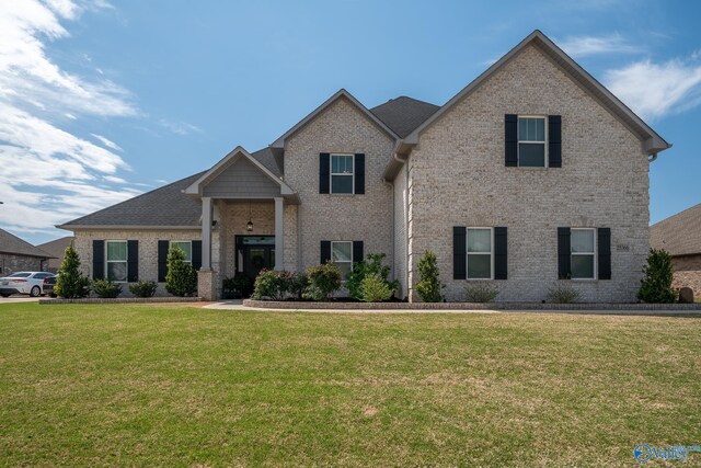 25366 Nettlebrooke Dr, Athens, AL 35613 - view of front of property featuring brick siding and a front lawn