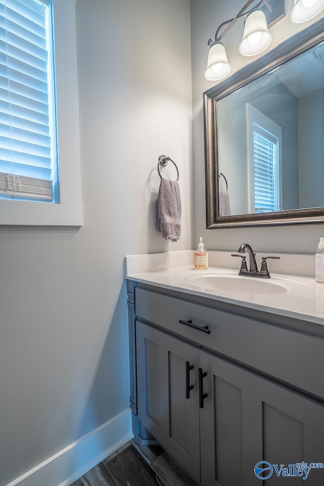 25366 Nettlebrooke Dr, Athens, AL 35613 - bathroom featuring baseboards and vanity