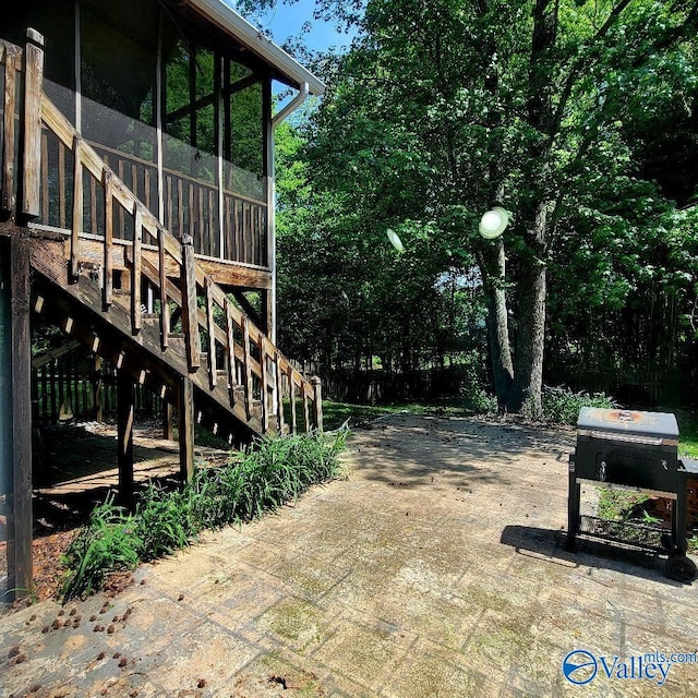 2340 Pine Lake Trl, Arab, AL 35016 - view of yard featuring stairway and a patio area