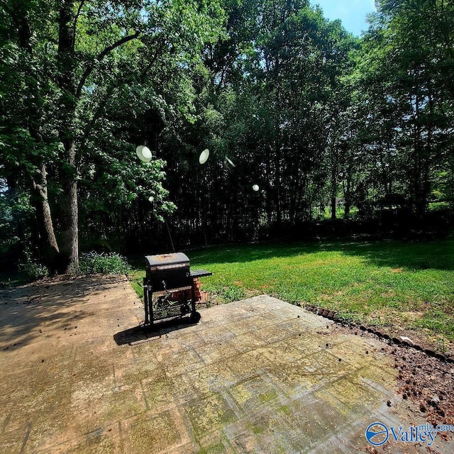 2340 Pine Lake Trl, Arab, AL 35016 - view of patio featuring a grill