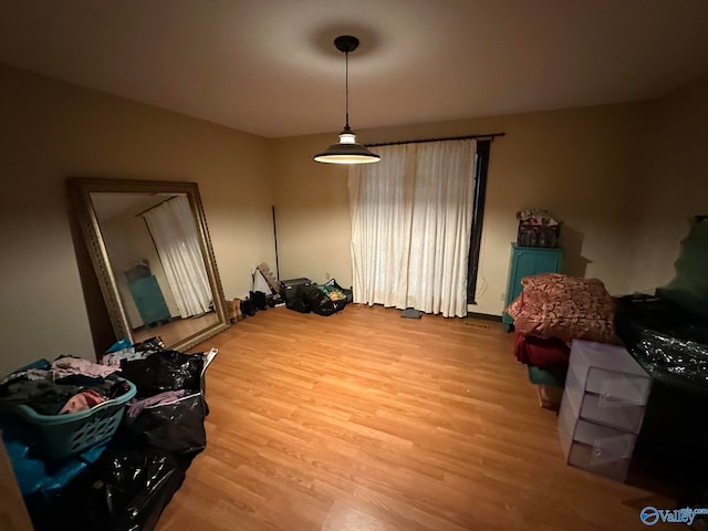 dining room featuring hardwood / wood-style flooring