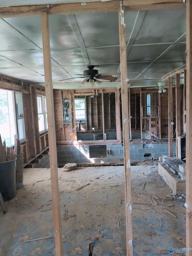 6321 Willow Rd, Ider, AL 35981 - misc room with a ceiling fan