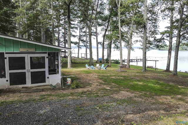 1700 County Road 102, Cedar Bluff, AL 35959 - view of yard with a water view