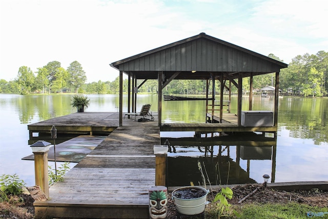 1700 County Road 102, Cedar Bluff, AL 35959 - dock featuring a water view and boat lift