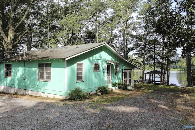 1700 County Road 102, Cedar Bluff, AL 35959 - view of side of home featuring crawl space, a gazebo, and roof with shingles