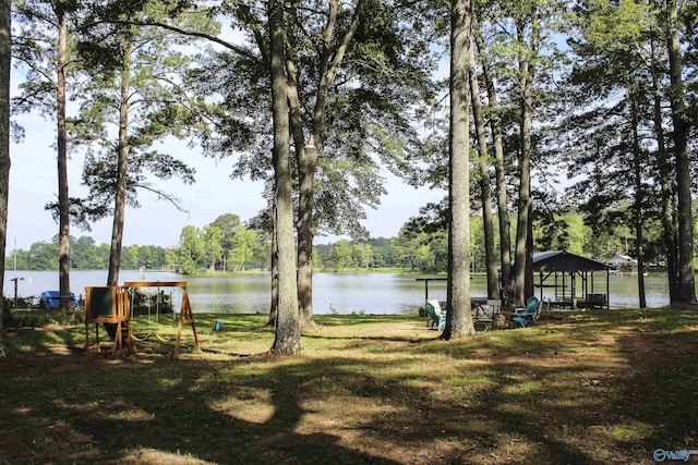 1700 County Road 102, Cedar Bluff, AL 35959 - view of yard with a water view and a view of trees