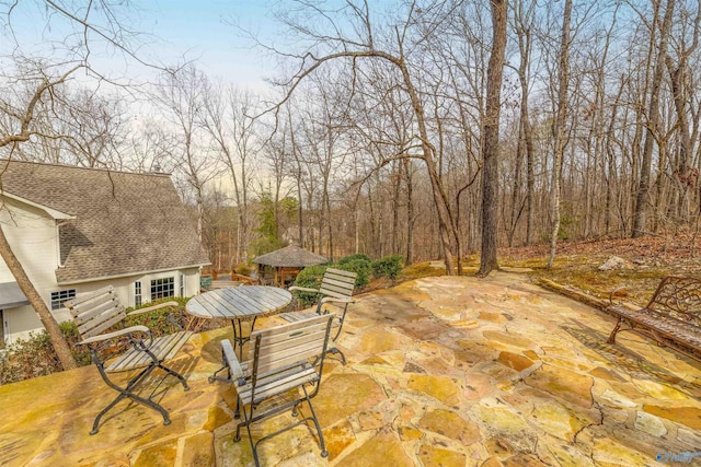 view of patio / terrace featuring outdoor dining area