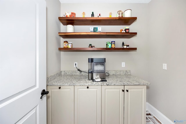 1211 SW Rountree Pl, Madison, AL 35756 - bar area featuring baseboards