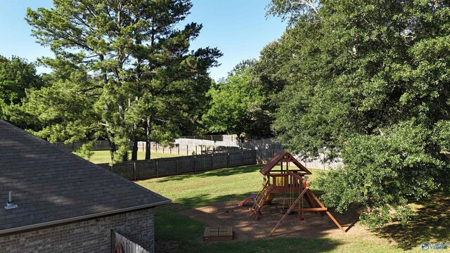 119 Saint Clair Ln, Huntsville, AL 35811 - view of yard featuring a playground