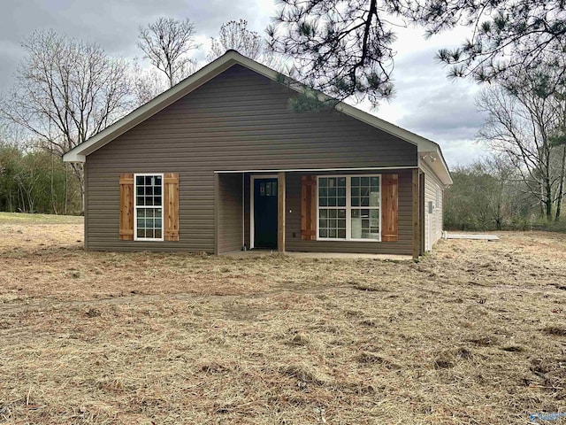 view of front of home