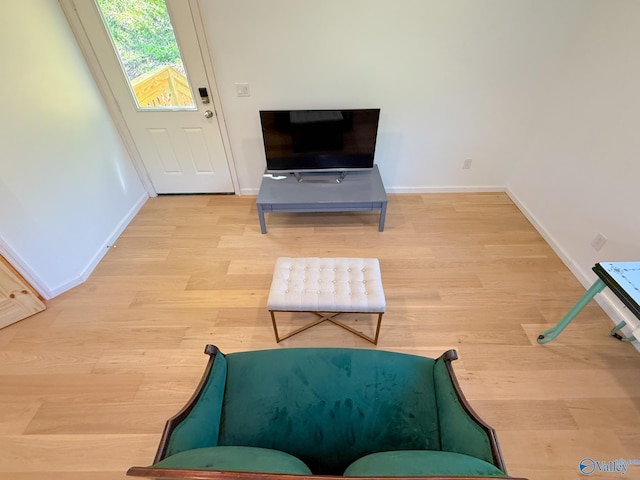 140 Ben Johnson Rd, Pulaski, TN 38478 - living area with baseboards and light wood finished floors