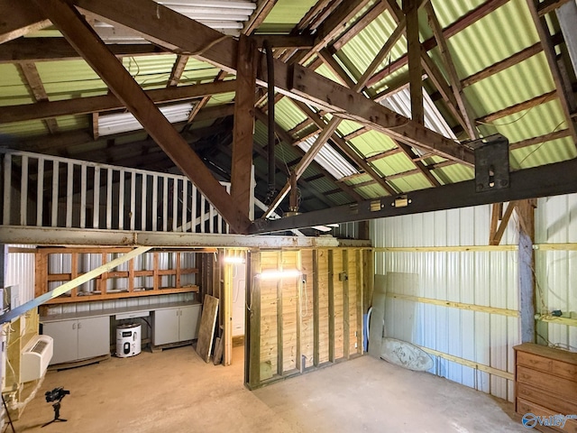 140 Ben Johnson Rd, Pulaski, TN 38478 - garage with metal wall