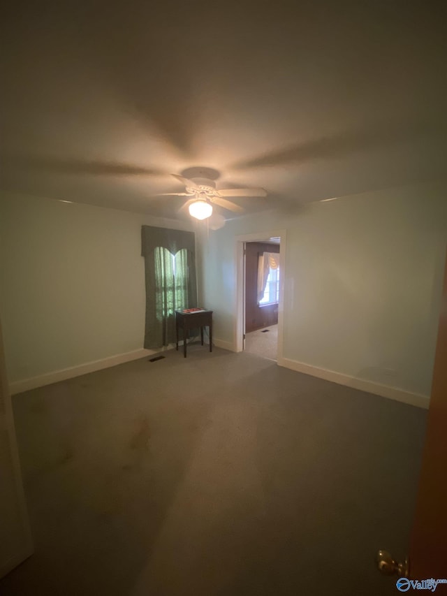 spare room with carpet