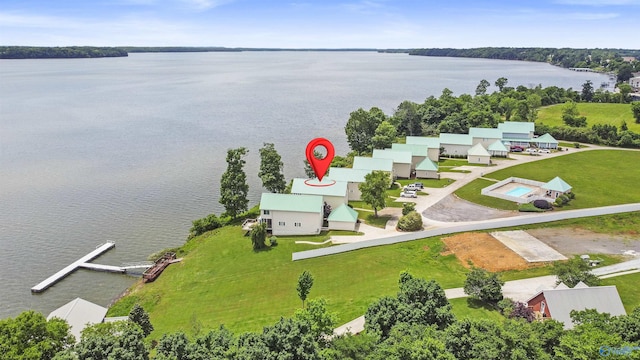 6468 Turtle Bay Way E, Athens, AL 35611 - drone / aerial view of a large body of water