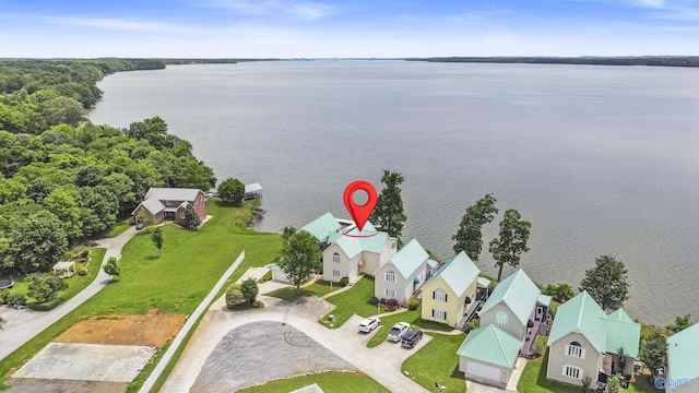 6468 Turtle Bay Way E, Athens, AL 35611 - aerial perspective of suburban area with a nearby body of water