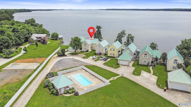 6468 Turtle Bay Way E, Athens, AL 35611 - drone / aerial view of a nearby body of water and a pool
