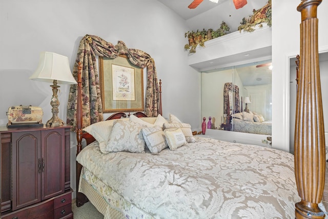 6468 Turtle Bay Way E, Athens, AL 35611 - carpeted bedroom with a high ceiling and a ceiling fan