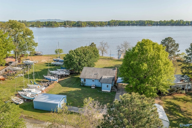 220 County Road 564, Leesburg, AL 35983 - bird's eye view featuring a water view