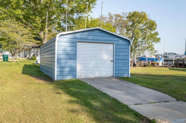 220 County Road 564, Leesburg, AL 35983 - detached garage featuring driveway