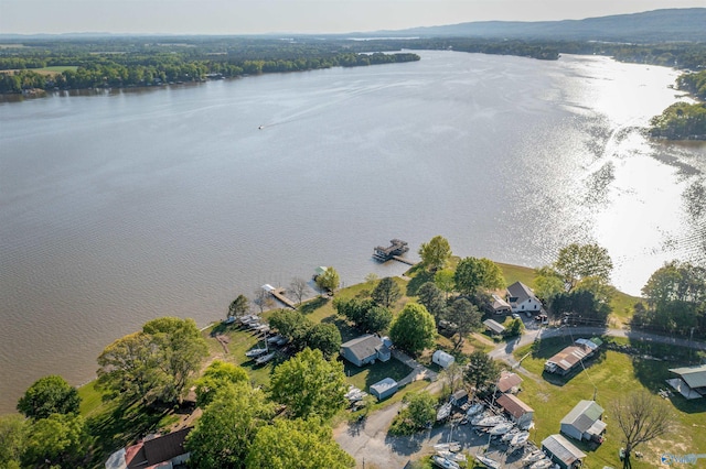 220 County Road 564, Leesburg, AL 35983 - birds eye view of property with a water view
