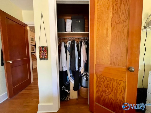 view of closet