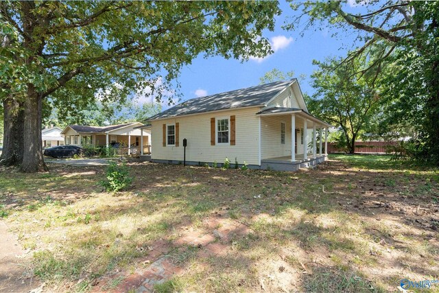 view of back of property