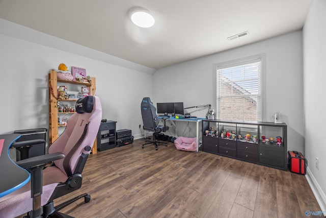 11 Nandina Ln SW, Huntsville, AL 35824 - office area featuring wood finished floors and baseboards