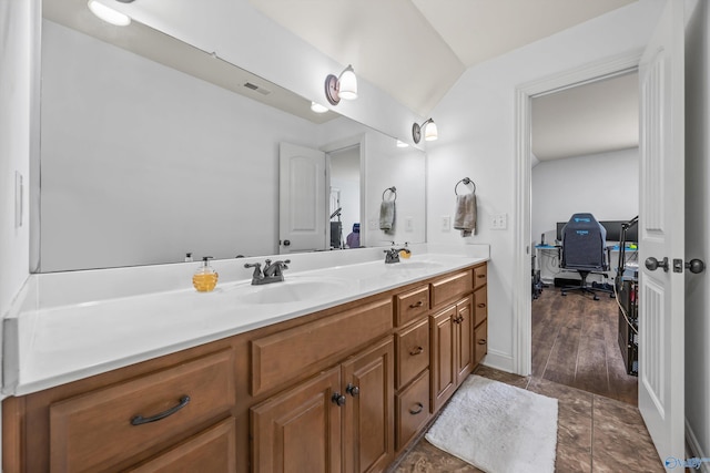 11 Nandina Ln SW, Huntsville, AL 35824 - bathroom featuring double vanity and baseboards