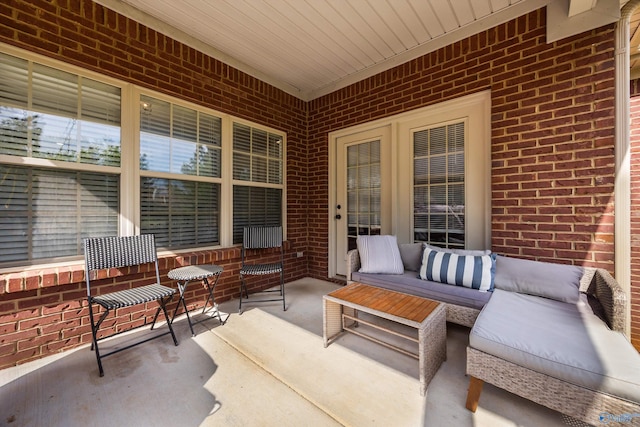 11 Nandina Ln SW, Huntsville, AL 35824 - view of patio with an outdoor hangout area