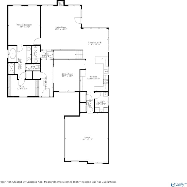 11 Nandina Ln SW, Huntsville, AL 35824 - floor plan / room layout